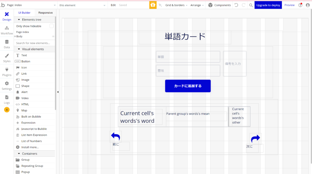 各Elementsの配置図